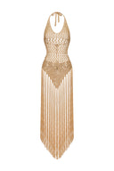 Tesare Tassel Weave Midi Dress