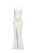 Jayne Pearl Hight Slit Maxi Dress
