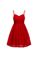 Ikira Flr V Neck Flared Dress