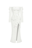 Roie Off Shoulder Maxi Bandage Dress