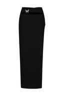 Susan Long Sleeves Hollow Out Butterfly Bandage Maxi Two-Piece Set