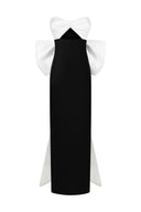 Raidah Sleeveless Bow Hollowed out Bandage Maxi Dress