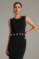 Giacinta Sleeveless Flowers  Knitted Set