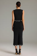 Giacinta Sleeveless Flowers  Knitted Set