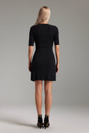 Lucille Metal Buttons Knitted Dress