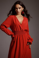 Vioky V-neck Maxi Dress