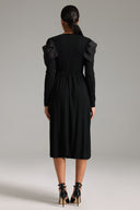 Tanisha Patchwork Bow Dress